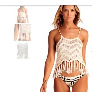 Gatsby Tank in Cream by Vitamin A